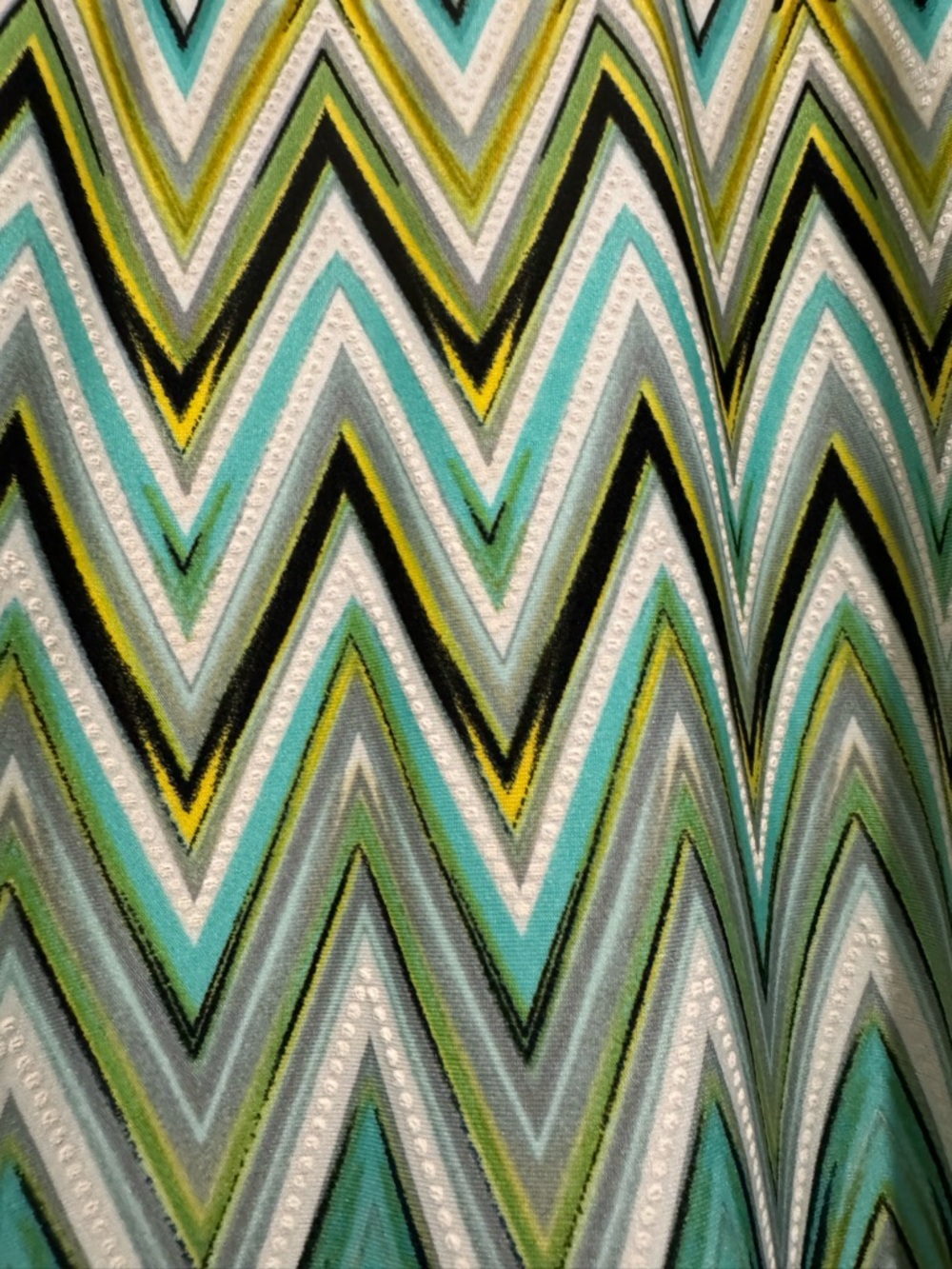 Tacera Zigzag Patterned dress with tie shoulders sz 3x - Picture 5 of 5